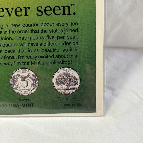 Muppets Kermit U.S. Mint State Quarters Magazine Ad - Picture 5 of 5